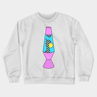 1990's Checkerboard Lava Lamp Crewneck Sweatshirt